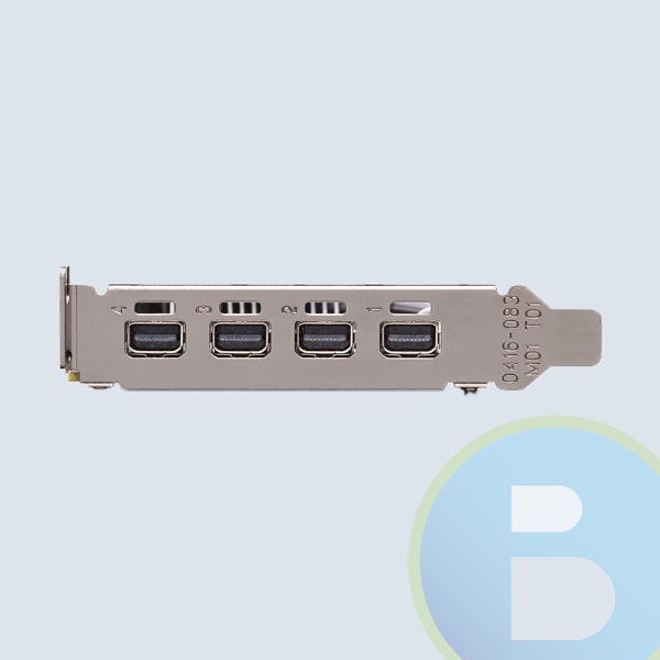 VCQP600-ESPPB - Tarjeta de Video PNY VCQP600, PCIE X16 3.0, QUADRO P600, 2GB, GDDR, 4 MDP 1.4/