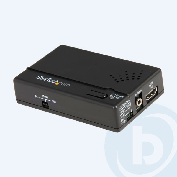 VID2HDCON - Adaptador Convertidor StarTech VID2HDCON, Audio RCA Video Compuesto S-Video a HDMI
