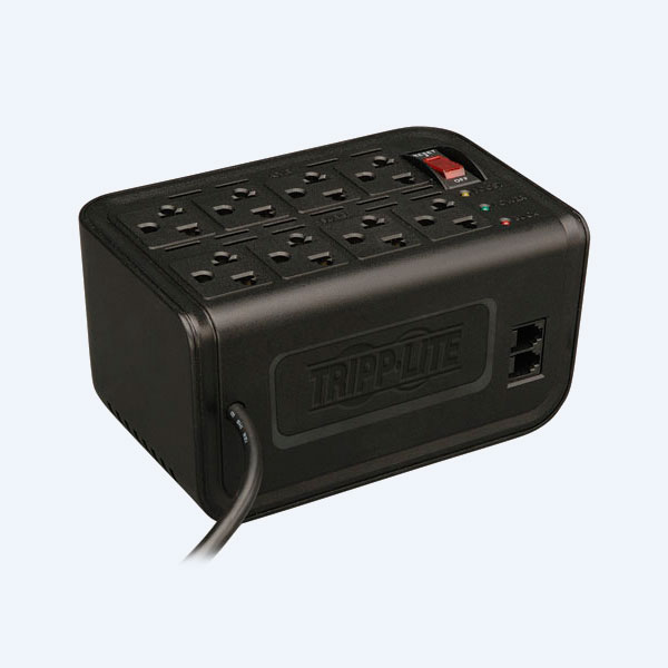 Regulador Tripp Lite, 1200VA, 600W, 8 contactos
