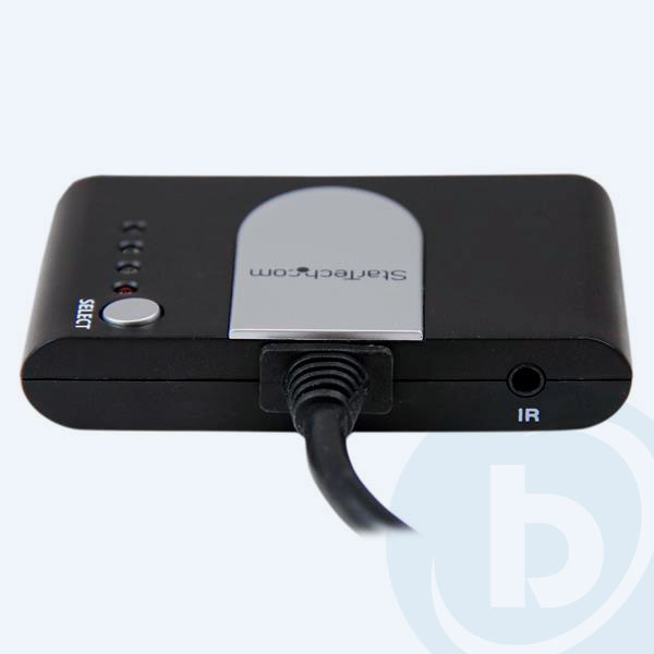 VS123HD - Switch Autom&aacute;tico de Video HDMI StarTech.com, Entrada 3 puertos HDMI, Salida 1 Puerto HDMI