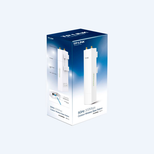 Access Point Inalámbrico TP-Link WBS510, 300 Mbps, 5 GHz, PoE Pasivo, para Exteriores