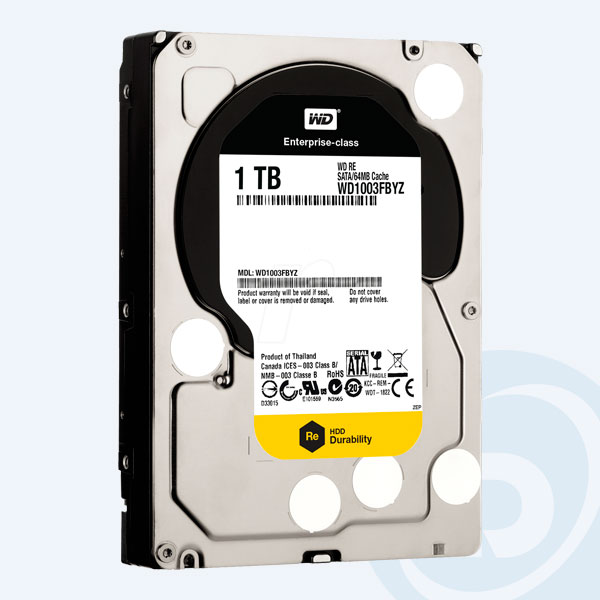 WD1003FBYZ - Disco Duro Interno Western Digital WD1003FBYZ, 1TB, 3.5'', SATA III, Hot Plug Para Servidor