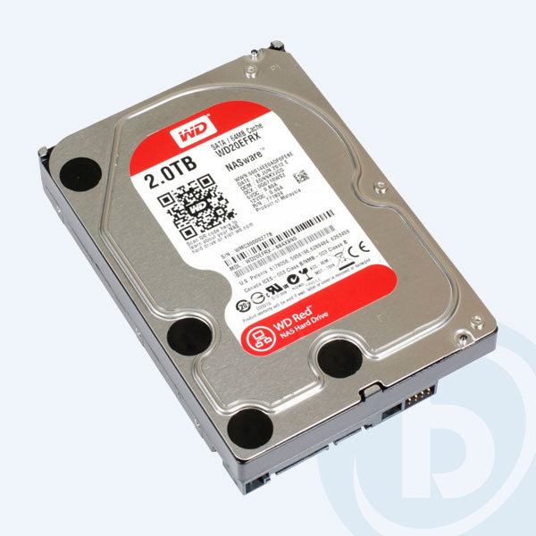 WD20EFRX - Disco Duro Interno Western Digital RED, 2TB, 3.5'', Sata 6, Para NAS