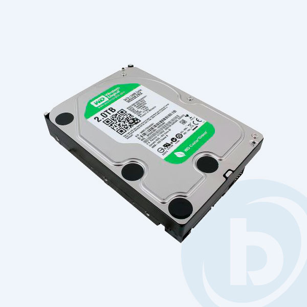 WD20EZRX - Disco Duro Interno Western Digital Caviar Green, 2TB, 3.5'', Sata III 6GB/s, Para desktop