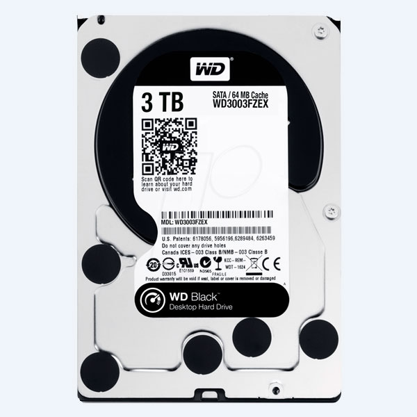 Disco Duro Interno Western Digital Black, 3TB, 3.5'', SATA3 6Gb/s, para Desktop Alto Desempeño