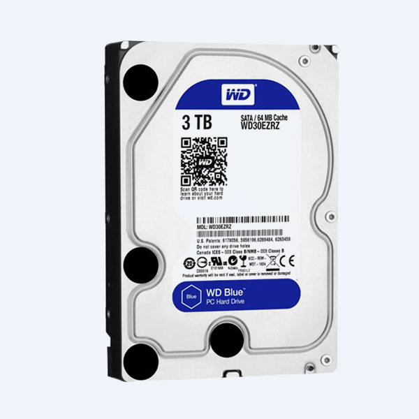 Disco Duro Interno Western Digital Blue, 6 Gbps, 5400 RPM, 3TB, 3.5'', SATA, para Computadora