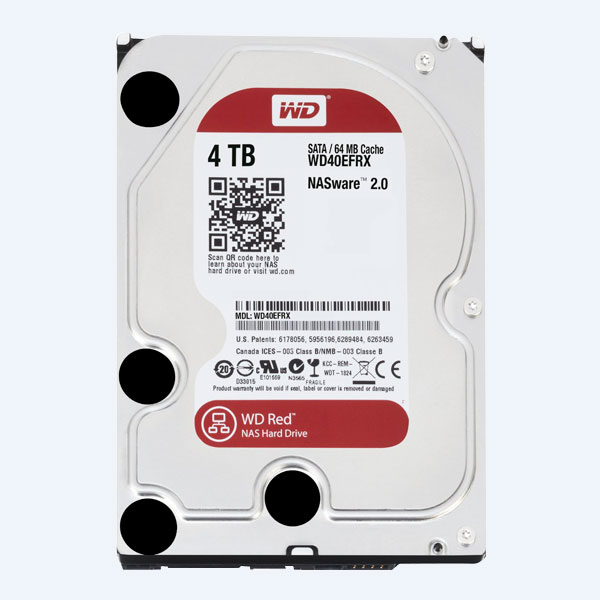 Disco Duro Interno Western Digital Red, 4TB, 3.5'', SATA3 6Gb/s, Intellipower 24x7, Para Almacenamiento NAS