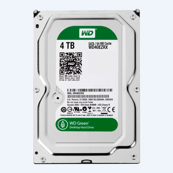 Disco Duro Interno Western Digital Green, 4TB, 3.5'', SATA3 6Gb/s, para Desktop, Ahorro de Energia