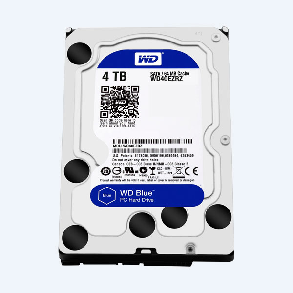 Disco Duro Interno Western Digital WD Blue, 4TB, 3.5'', SATA