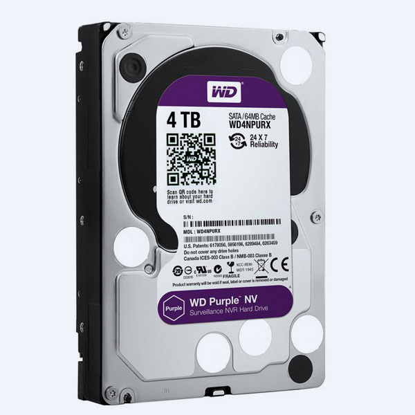 Disco Duro Interno Western Digital WD4NPURX, 4TB, 3.5’’, SATA, para Video Vigilancia