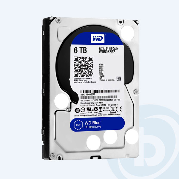 WD60EZRZ - Disco Duro Interno Western Digital WD Blue, 6TB, 3.5'', SATA