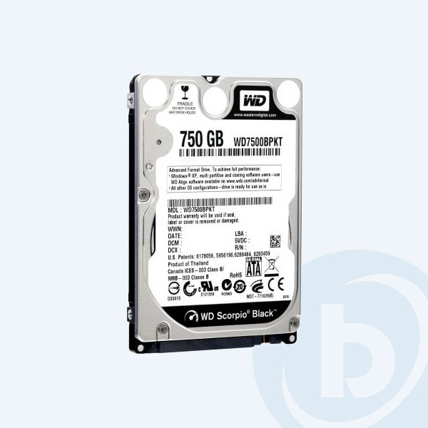 WD7500BPKX - Disco Duro Interno Western Digital Black WD7500BPKX, 750GB, 2.5'', SATA III, Para Port&aacute;til