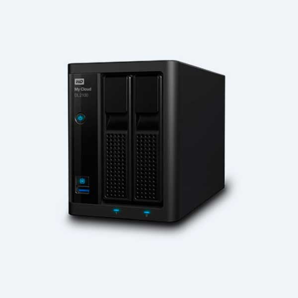 Servidor de almacenamiento NAS Western Digital DL2100, 4TB, 2 Bahías, Ethernet/USB, Torre