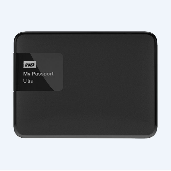 Disco Duro Externo Portable Western Digital My Passport Ultra, 2TB, 2.5’’, USB 3.0, Negro