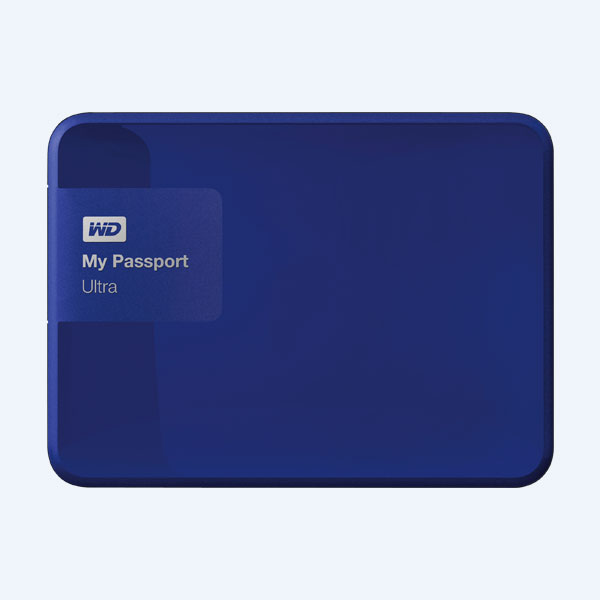 Disco Duro Externo Portable Western Digital My Passport Ultra, 2TB, 2.5’’, USB 3.0, Azul