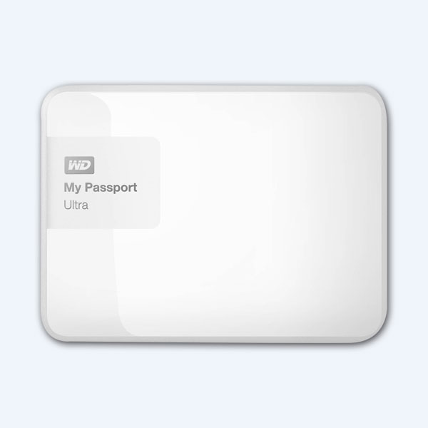 Disco Duro Externo Portable Western Digital My Passport Ultra, 2TB, 2.5’’, USB 3.0, Blanco
