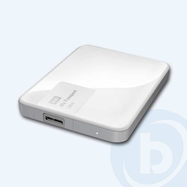 WDBBKD0020BWT-NESN - Disco Duro Externo Portable Western Digital My Passport Ultra, 2TB, 2.5&rsquo;&rsquo;, USB 3.0, Blanco