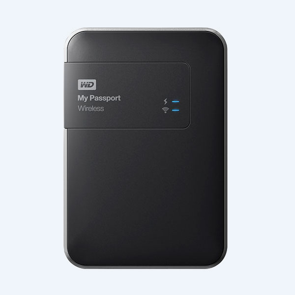 Disco Duro Externo Portable Western Digital My Passport Wireless, 2TB, 2.5'', USB 3.0/WiFi, Negro/Plata