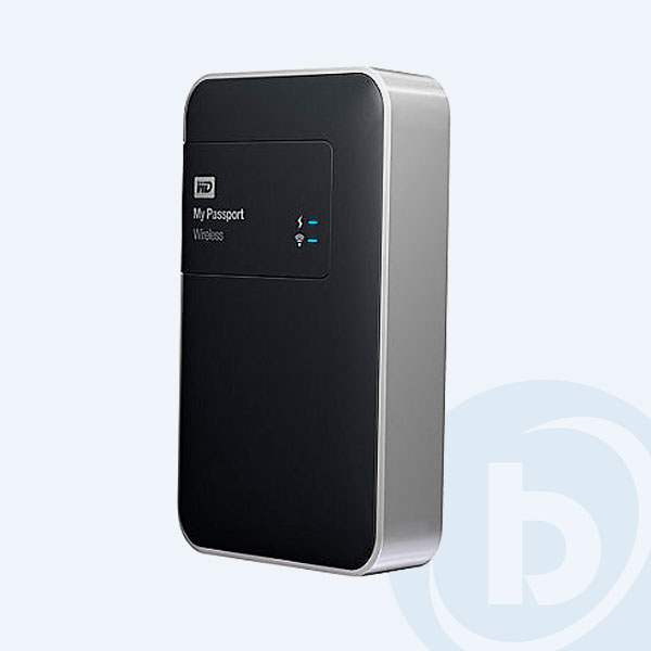 WDBDAF0020BBK-NESN - Disco Duro Externo Portable Western Digital My Passport Wireless, 2TB, 2.5'', USB 3.0/WiFi, Negro/Plata