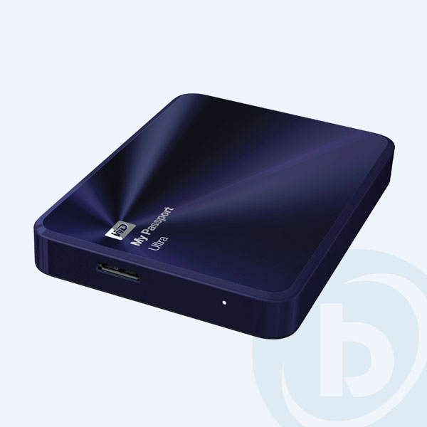 WDBEZW0020BBA-NESN - Disco Duro Externo Portable Western Digital My Passport Ultra Metal, 2TB, 2.5'', USB 3.0, Azul