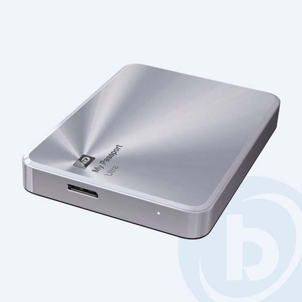 WDBEZW0020BSL-NESN - Disco Duro Externo Portable Western Digital My Passport Ultra Metal, 2TB, 2.5'', USB 3.0, Plata