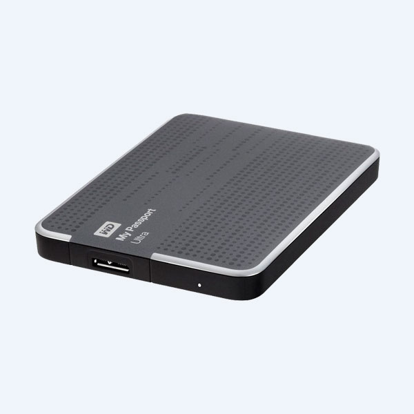 Disco Duro Externo Portable Western Digital My Passport Ultra, 1TB, 2.5’’, USB 3.0, Negro