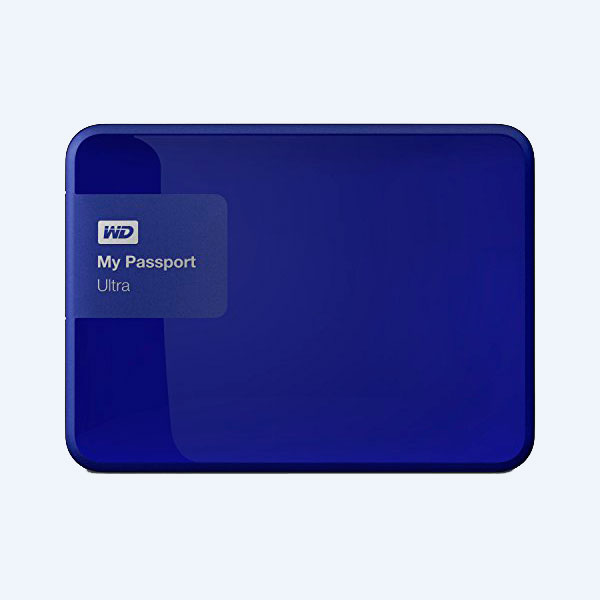 Disco Duro Externo Portable Western Digital My Passport Ultra, 1TB, 2.5’’, USB 3.0, Azul