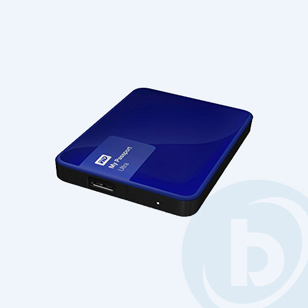 WDBGPU0010BBL-NESN - Disco Duro Externo Portable Western Digital My Passport Ultra, 1TB, 2.5&rsquo;&rsquo;, USB 3.0, Azul
