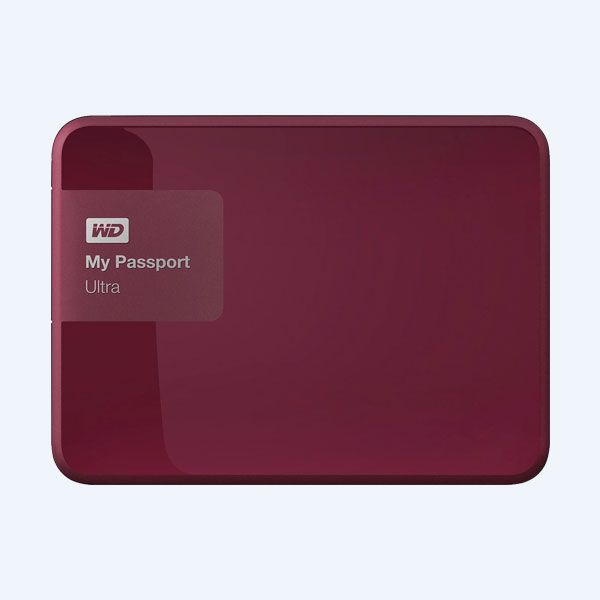 Disco Duro Externo Portable Western Digital My Passport Ultra, 1TB, 2.5’’, USB 3.0, Frambuesa