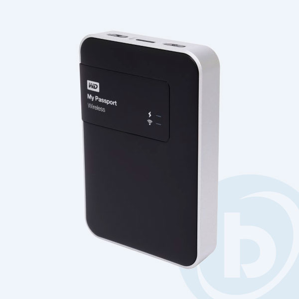 WDBK8Z0010BBK-NESN - Disco Duro Externo Portable Western Digital My Passport Wireless, 1TB, 2.5'', USB 3.0/WiFi, Negro/Plata