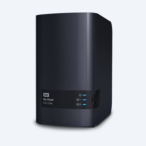 Servidor de almacenamiento NAS Western Digital My Cloud EX2 Ultra, 0TB, 2 Bahías, Ethernet/USB, Torre