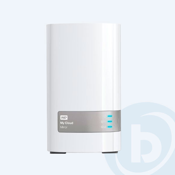 WDBWVZ0060JWT-NESN - Disco Duro Externo Western Digital My Cloud Mirror Gen2, 6TB, 3.5'', USB 3.0/Ethernet