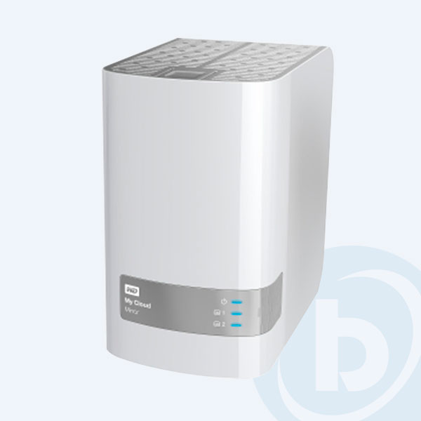 WDBWVZ0060JWT-NESN - Disco Duro Externo Western Digital My Cloud Mirror Gen2, 6TB, 3.5'', USB 3.0/Ethernet