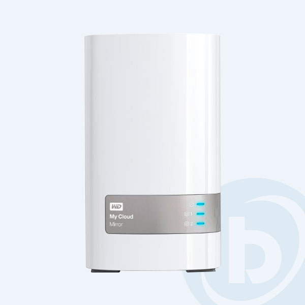 WDBWVZ0080JWT-NESN - Disco Duro Externo Western Digital My Cloud Mirror Gen2, 8TB, 3.5'', USB 3.0/Ethernet