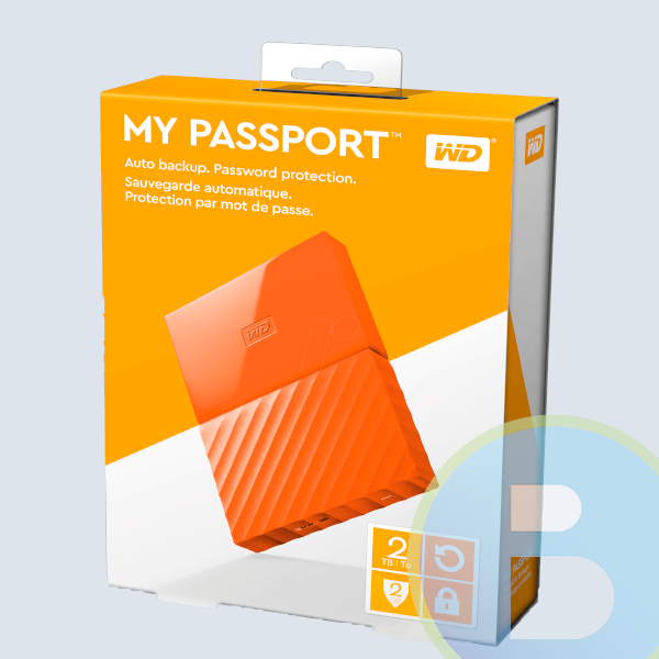Disco Duro Externo Portable Western Digital, 2TB, 2.5, USB 3.0, Naranja