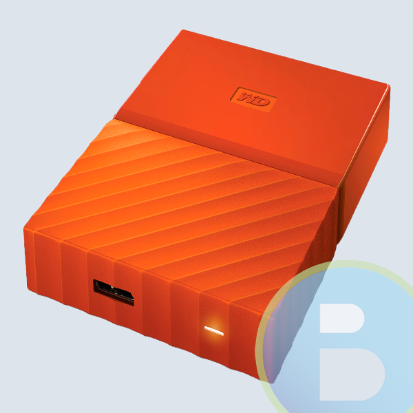 WDBYFT0020BOR-WESN - Disco Duro Externo Portable Western Digital, 2TB, 2.5, USB 3.0, Naranja