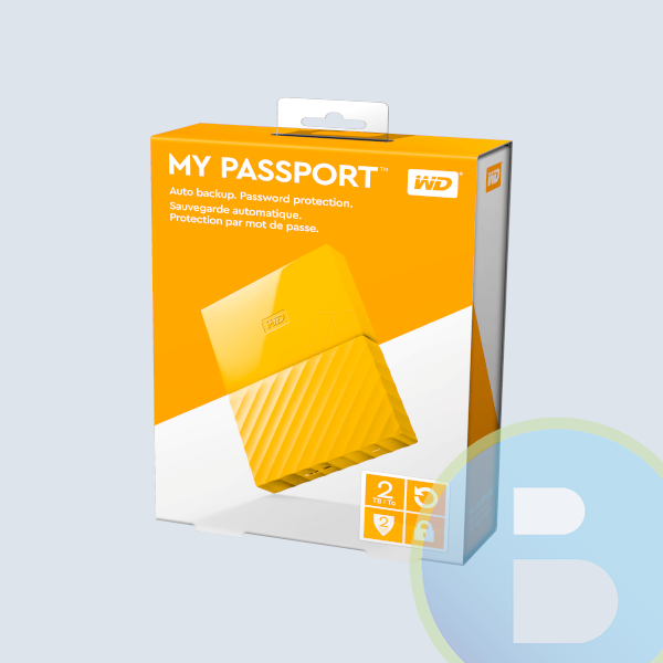 Disco Duro Externo Portable Western Digital, 2TB, 2.5