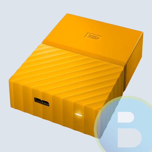 WDBYFT0020BYL-WESN - Disco Duro Externo Portable Western Digital, 2TB, 2.5", USB 3.0, Amarillo
