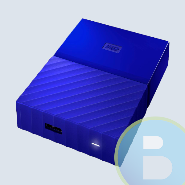 WDBYFT0040BBL-WESN - Disco Duro Externo Portable Western Digital WDBYFT0040BBL-WESN, 4TB, 2.5", USB 3.0, Azul