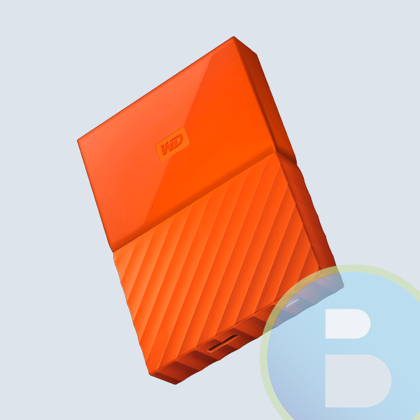 Disco Duro Externo Portable Western Digital, 4 TB, 2.5, USB 3.0, Naranja