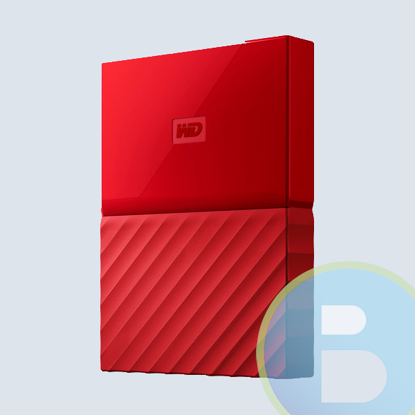 WDBYFT0040BRD-WESN - Disco Duro Externo Portable Western Digital, 4TB, 2.5", USB 3.0, Rojo