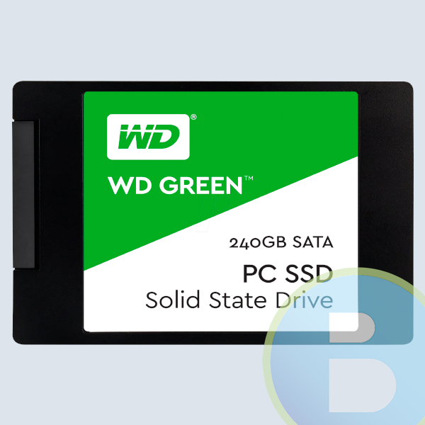 WDS240G1G0A - Unidad de Estado Solido SSD WD Green 2.5 240GB, Sata3, 6GB/s, 7mm, Lect 540MB/s, Escrit 465MB/s
