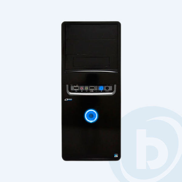 WKGP-002 - Gabinete para PC Acteck Dassel ATX/2 Bahias, SATA/ Molex, 500W, 20+4 Pines, Negro