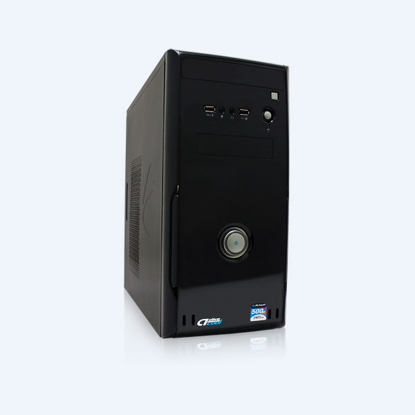 Gabinete para PC P-509, 2 Puertos USB, 500W, 4 Ranuras de Expansión, Negro