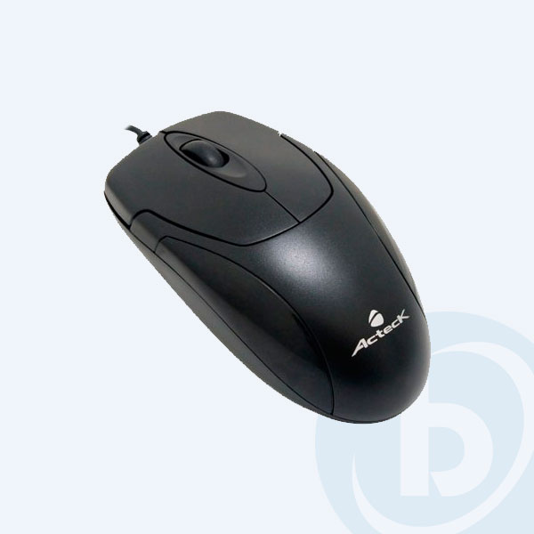 WKMO-001 - Mouse &Oacute;ptico Acteck MO-200, USB, Negro