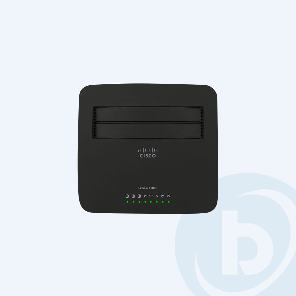 X1000-LA - Modem Router Inal&aacute;mbrico Linksys X1000-LA, 300Mbps, Puertos Ethernet/WAN/ADSL2