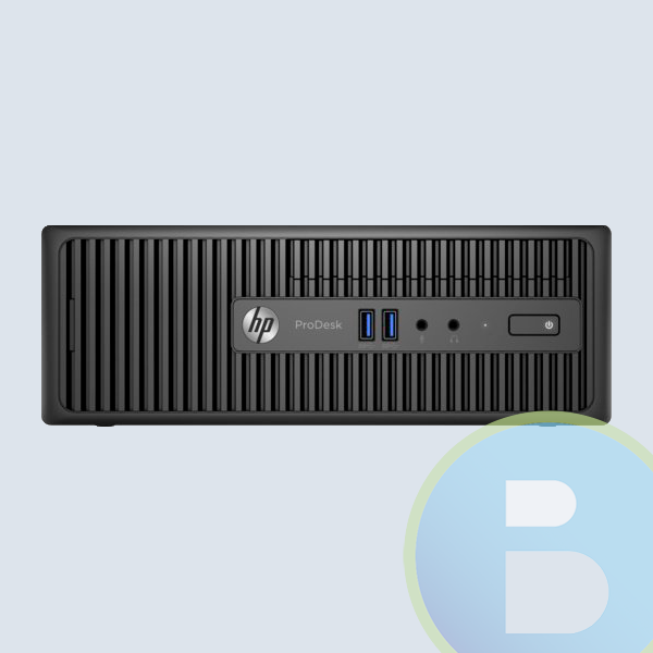Gabinete HP Prodesk 400, Core I3 6100, 8GB RAM, 1TB, DVD, Windows Pro
