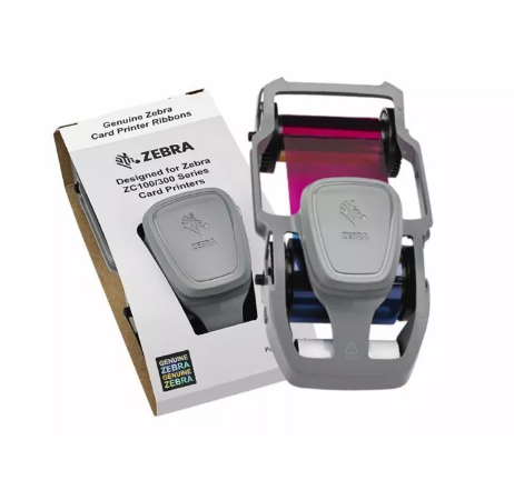 Cinta Ribbon Zebra 800300-350 Zc100 Zc300 Color Ymcko 200img