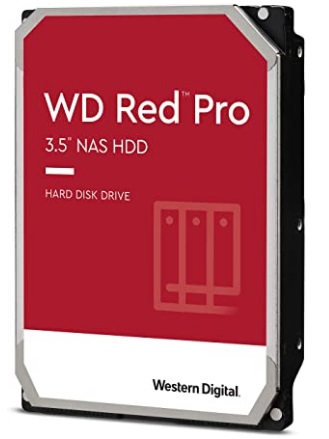WD Red Pro 4TB NAS Hard Drive - 7200 RPM Class, SATA 6 Gb/s, 256 MB Cache, 3.5