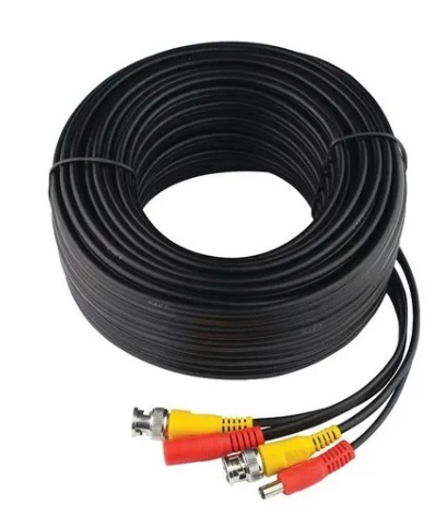 Cable Cctv Siames En Hd De Video Y Alimentación 30 Metros